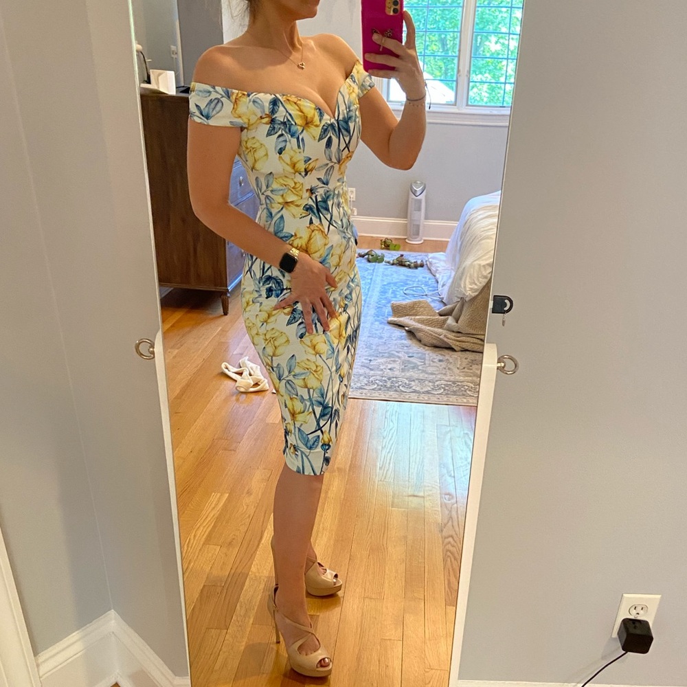 ASOS Size 4, off the shoulder, sweetheart dress